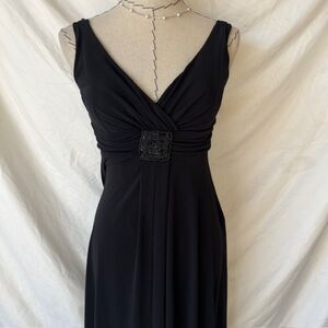 Vintage 90's Black Stretch Beaded dress